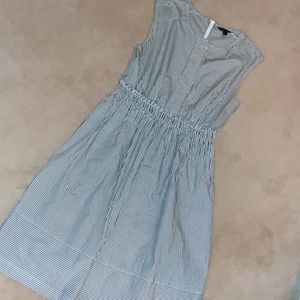 Jcrew seersucker midi dress
